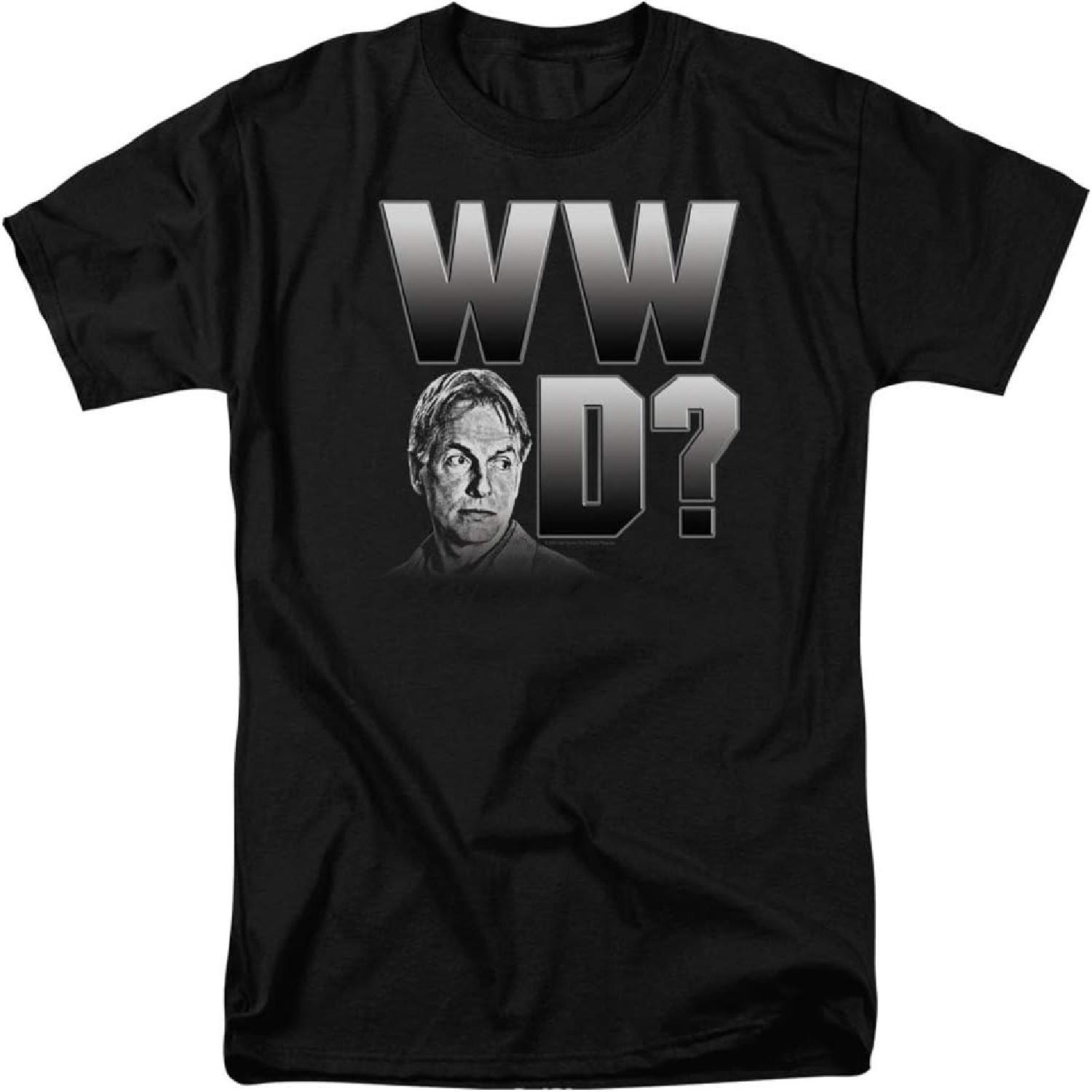 NCIS TV Show What Would Gibbs DO Adult Black T-Shirt Tee Shirt S