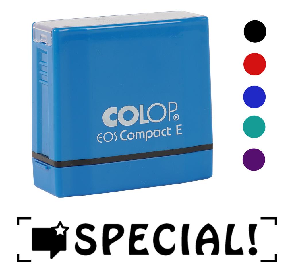 Printtoo Ștampilă specială auto-tușantă din cauciuc pre-tușată pentru birou - Papetărie de afaceri pentru birou acasă, Negru - 42 x 9