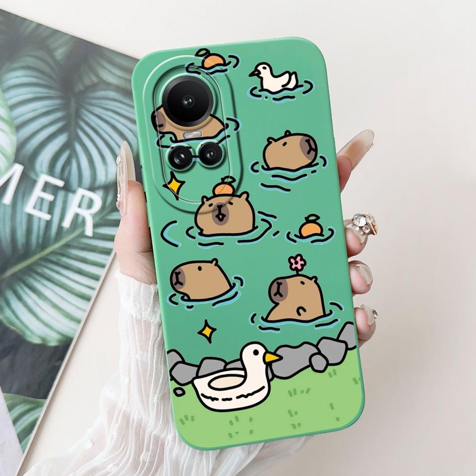 For OPPO Reno 10 Case CPH2531 Reno10 5G Cover Fashion Daisy Flower Lens Protective Soft Shell For OPPO Reno 10 Pro CPH2525 Coque