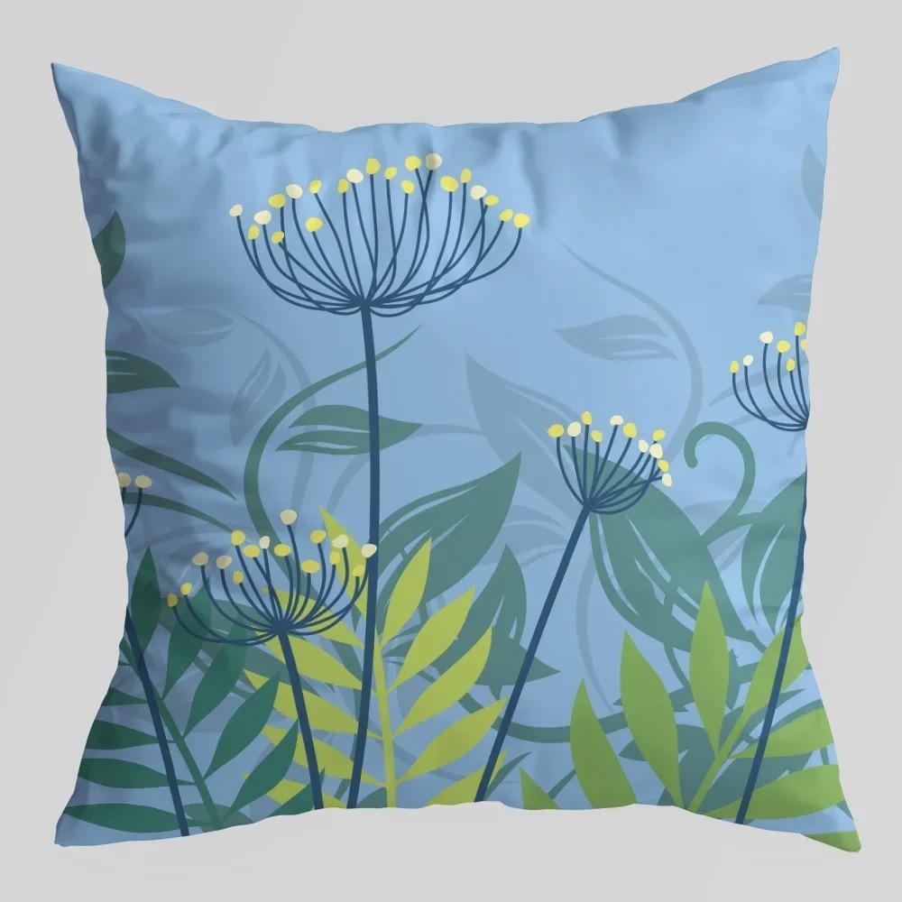 Kissenbezug mit Löwenzahn-Blume, Innendekoration, Büro, Wohnzimmer, Zuhause