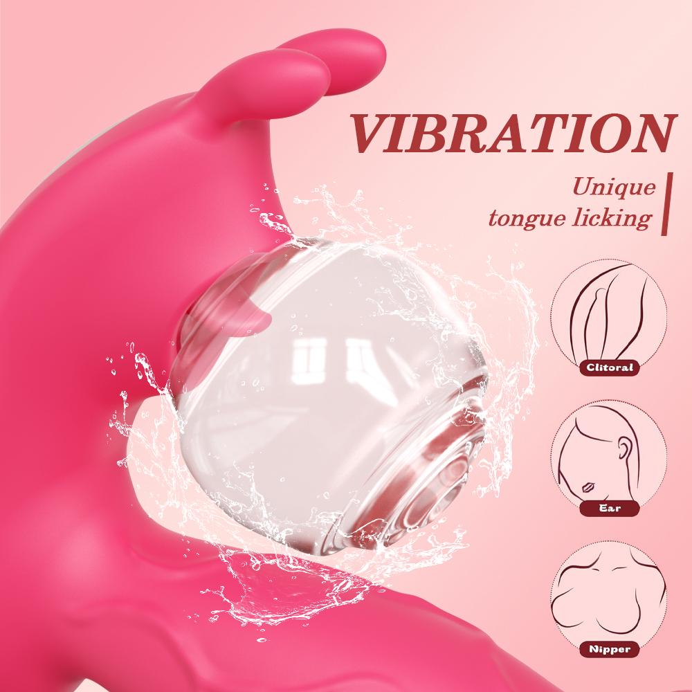 APP Rabbit Vibrator for Women Clit Clitoris Stimulator Wearable G Spot Dildo Female Licking Finger Wiggling Adult Sex Toy
