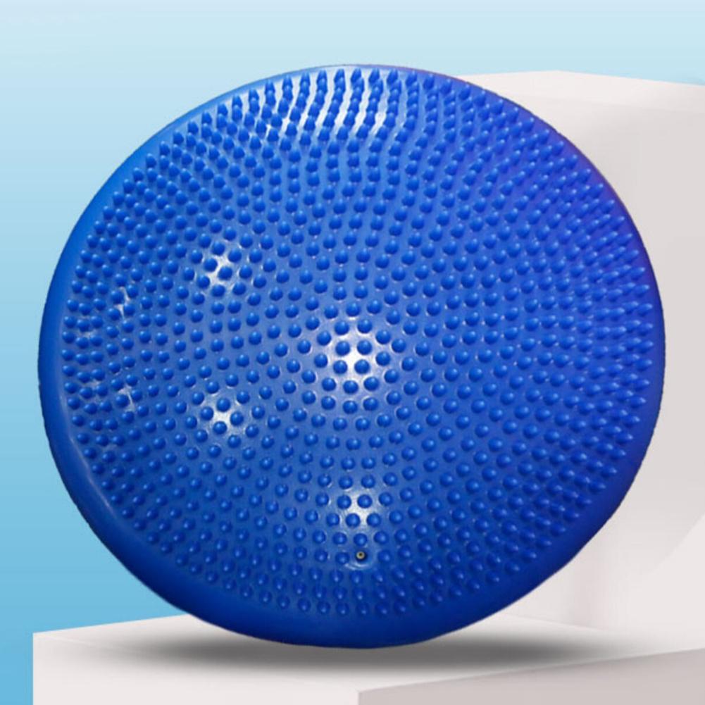 Balance Cushion Disc PVC Sensory Seat Pad Anti-Burst Inflatable Stability Swing Balance Disc for Fitness Exercise Core Workout