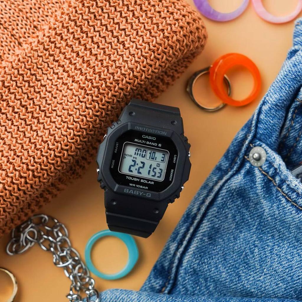 CASIO Tough Solar Watch for Women Baby-G BGD-5650-1JF Radio-Controlled (Black)
