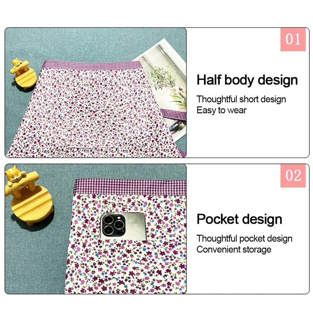 Breathable Waist Apron Thin Waiter Half Waist Apron Party Favors Short Apron  Kitchen