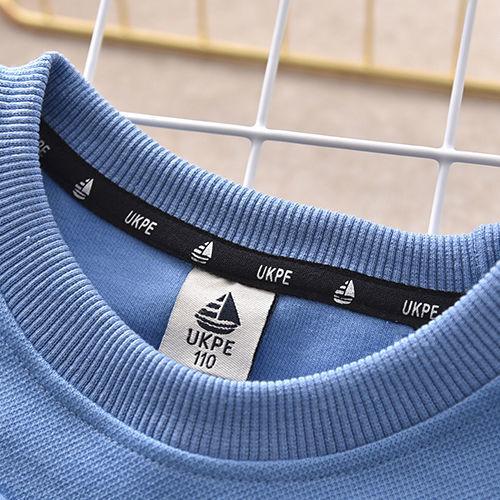 Autumn Steel Print Bear Sweatshirt Boys Clothes Teenagers Long Sleeve Pullovers Moletom Girls Sudaderas Kids Cotton Tops