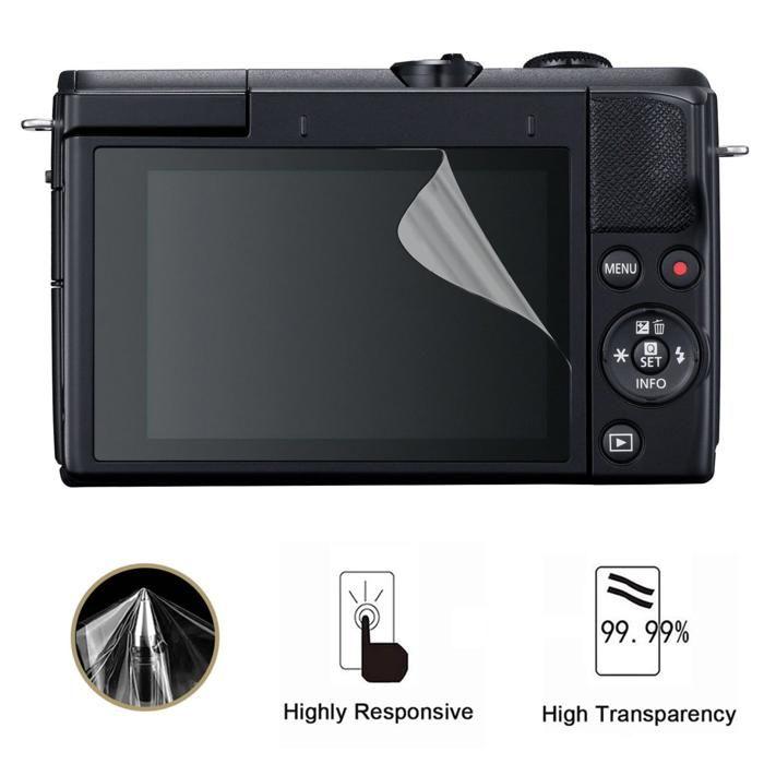 Screen Protector - Phonillico - Canon EOS M200 - Pack of 2 - Scratch Resistant - Ultra Thin