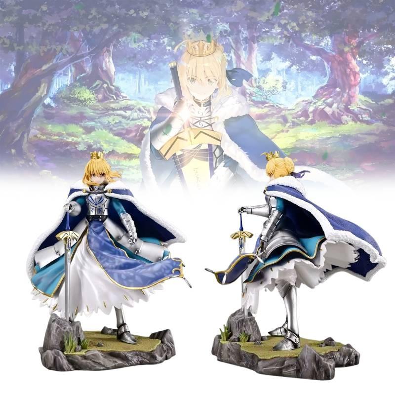 Atemberaubende Fate Altria Pendragon Sammlerfigur mit beeindruckender 27 cm Höhe in Blau