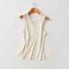 Self-Retention ~ Elegant Simple Wide Shoulder Strap Ice Linen Sleeveless Knitwear Women's Summer Thin Knitted Vest Bottoming Shirt