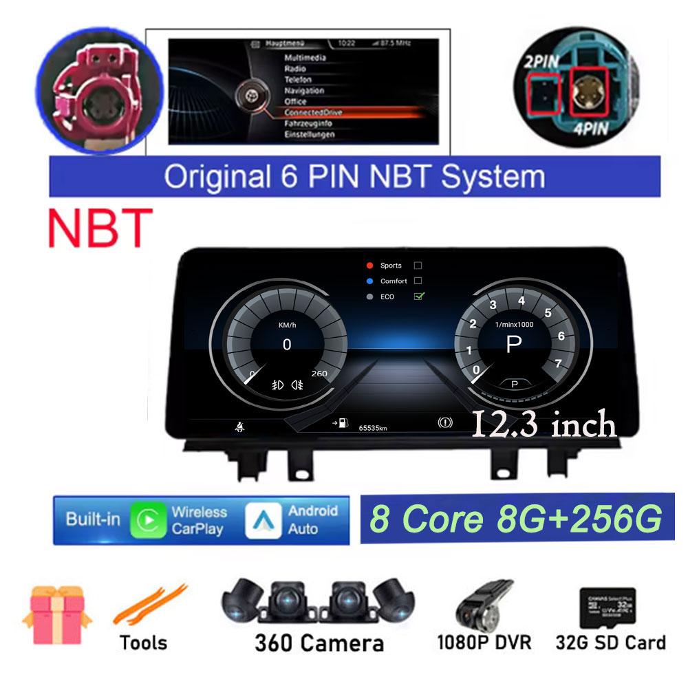 IPS New Android 14 For BMW X1 F48 X2 F49 (2016- 2017)  Car Player GPS Navigation Multimedia Video NBT & 2018 -2020 EVO System