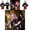 Elegantes Seraph Of The End Krul Tepes Vampir Cosplay Kostüm Kleid in Schwarz