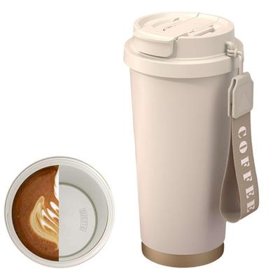 Large Capacity Ceramic Vacuum Flasks Reusable Double Wall Thermoses Stainless Steel Coffee Mug Insulated Cup Home Drinkware