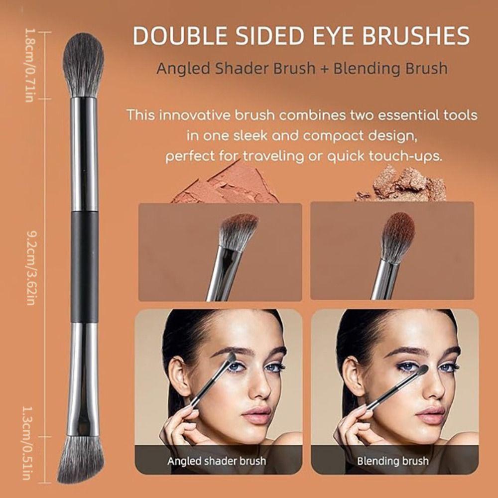 Eyebrow Pencil Eyeshadow Brushes Set Eyeliner Brushes Cosmetic Brush Kit  on-the-go Touch-ups
