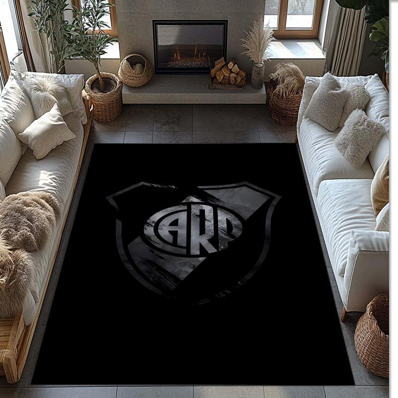 Red Dead Redemption Printed Flannel Area Rug Non Slip Soft Polyester Floor Carpet Indoor Decor Mat for Bedroom Living Room Sofa