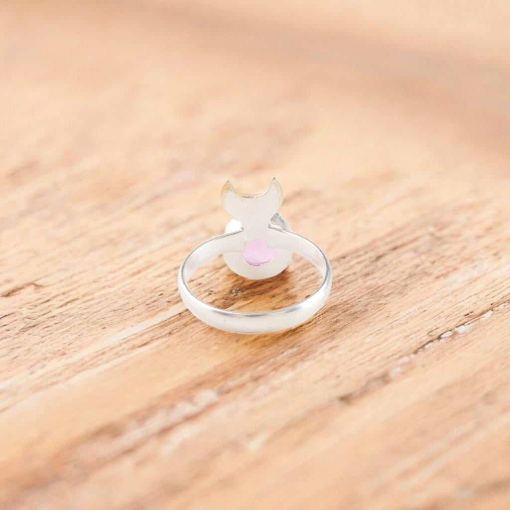 Morganite Gemstone 925 Sterling Silver Jewelry Handcrafted Trendy Ring For Her RR-58-8