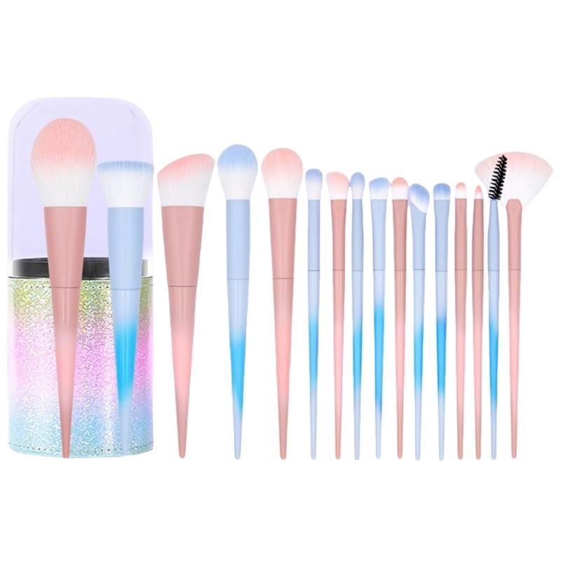 16x/Set Cosmetic Brush Makeup Brush Set Eyeshadow Brush Concealer Brush Basic Essentials Brush Set Blending Brush