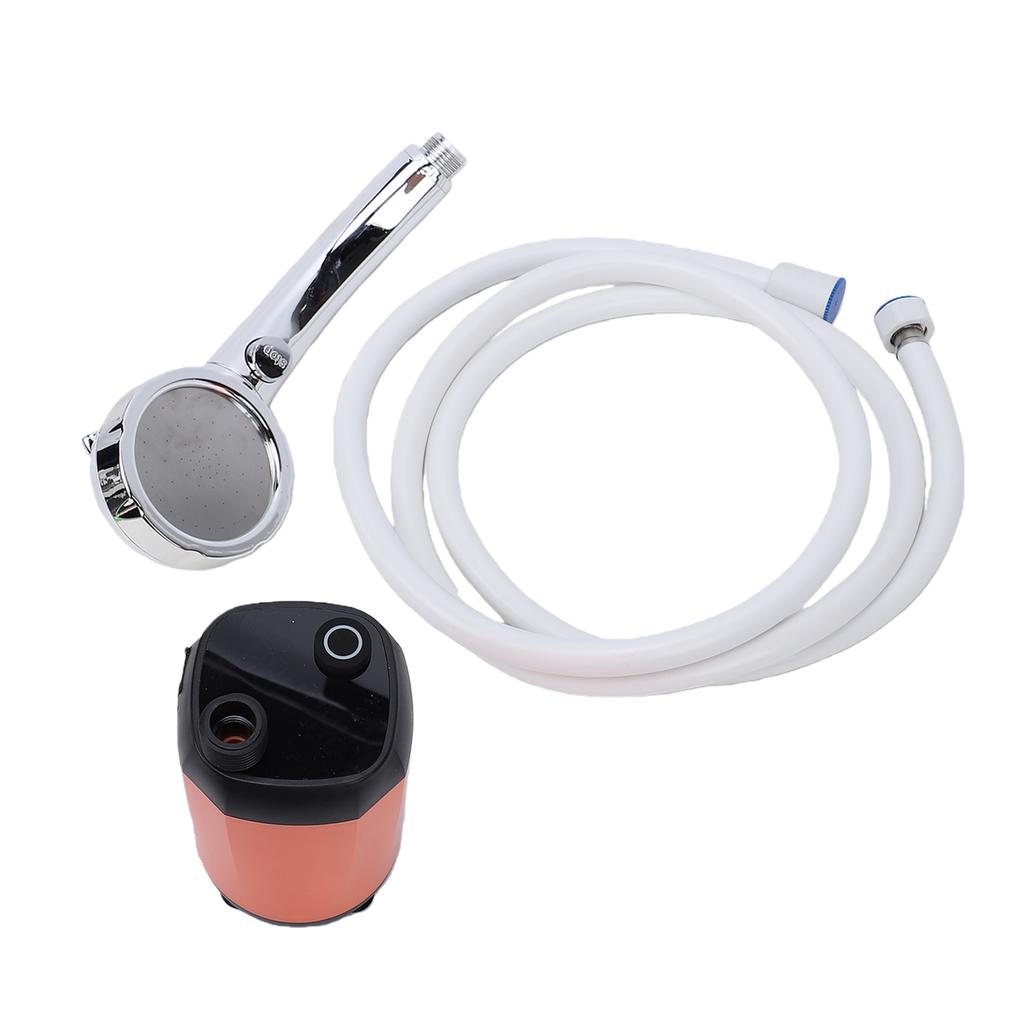 Portable Shower Pump with Temperature Display High Lift 6.5M for Outdoors Camping Hiking CarCelsiusPet Washing