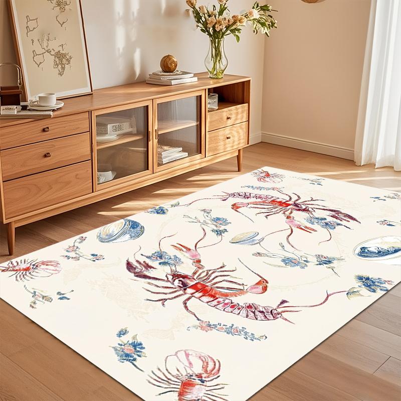 

Home Carpet Cute Cat Playground Entry Door Mat Non-Slip Washable Rugs for Bedroom Cream & Green Cat Design Playful Entryways Rug 40x60CM