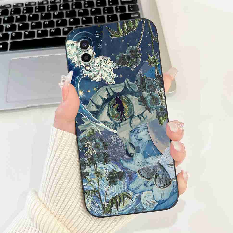 For Samsung Galaxy A02 SM-A022F Case Luxury Flower Fashion Soft Silicone TPU Cover For Samsung A02 M02 6.5" SM-M022F Phone Shell