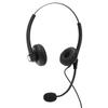 Wired Noise Reduction Binaural Business Headphone with Mic for Call Center Customer Service