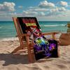 Horror Clown Circus Fashion Beach Towel: Ideal for Summer Adventures Soft, absorbent and quick drying suitable for swimming and bathing