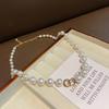 Summer Does Not Fade Pearl Jewelry Necklace Women's High-end Sense Collarbone Chain Niche Design Versatile Pendant