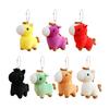 Horse Plush Pendant Soft Stuffed Animal Bag Charm Cartoon Horse Figurine
