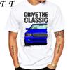 New Men Short Sleeve Drive The Classic Germany Old W123 W124 R129 Tshirt Hip Hop Boy Casual White Tops 70s Vintage Car Tees