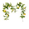 Simulation Plant Lemon Tree Green Plant Fake Tree Living Room Nordic Floor Ornament Decoration Simulation Tree Lemon Fruit