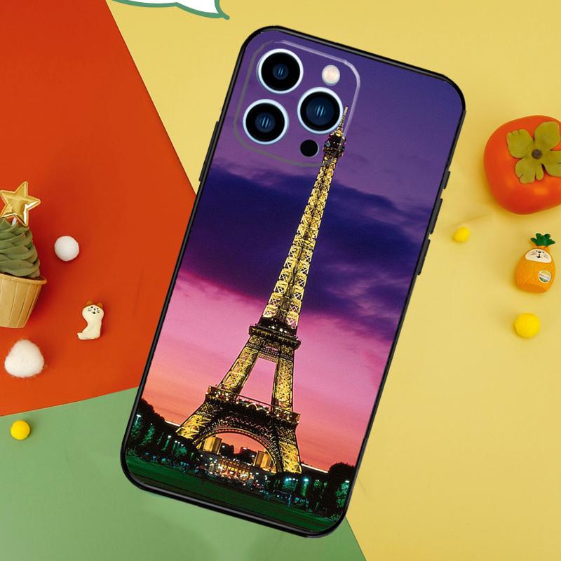 France Paris Eiffel Tower Cover For iPhone 13 12 Mini 11 14 15 16 Pro Max XS X XR 7 8 14 15 16 Plus Phone Case