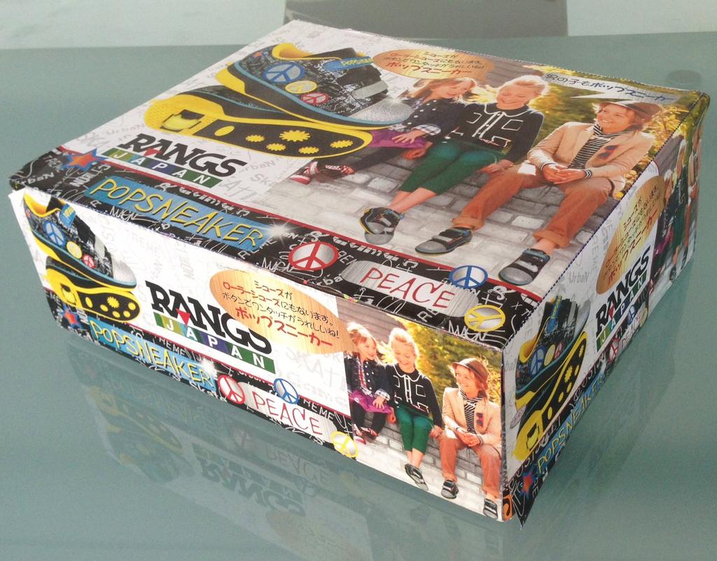RANGS Japan Pop Sneakers Peace 26cm