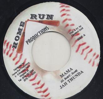 

7inch Record JAH THUNDER - Mama NONE Home Run Produc Jamaica Reggae, Ska & Dub Used