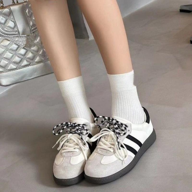 Spring/Autumn Lace-Up Comfortable Large Size Walking Shoes Fashionable New Round Head Sexy Thick Sole Casual Sneakers For Women