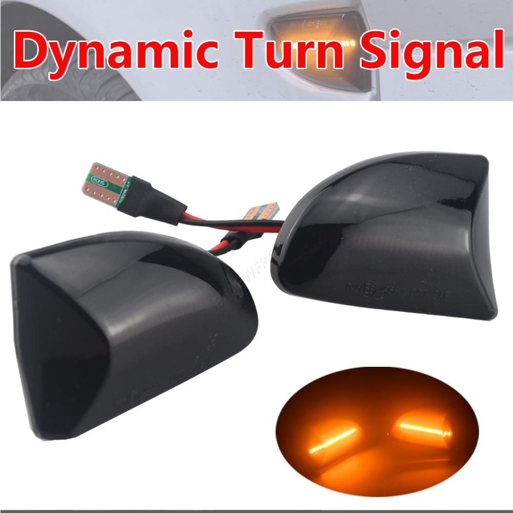 LED Dynamic Turn Signal Side Marker Light Sequential Blinker (Left+Right) For Mercedes Benz Smart Fortwo W451 Coupe Cabrio