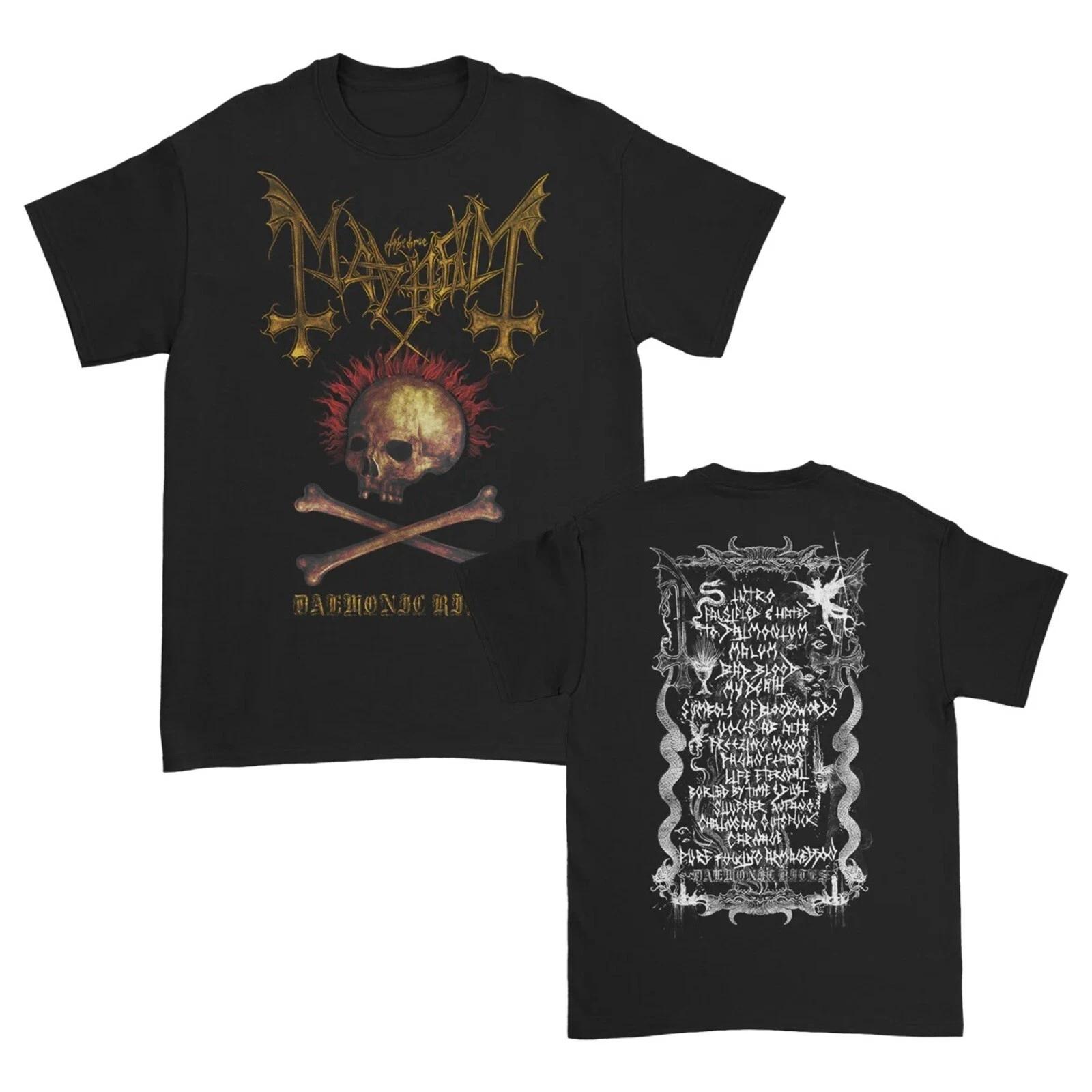 MAYHEM cd live album cvr DAEMONIC RITES Official SHIRT XL New mysteriis chimera 4XL