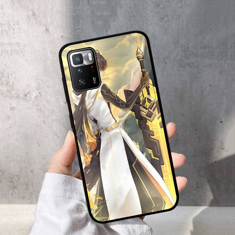

Чехол для телефона Genshin Impact God of Contracts для Redmi Note 8 7 9 4 6 pro max TX 5A 3 10 lite pro Redmi 7A