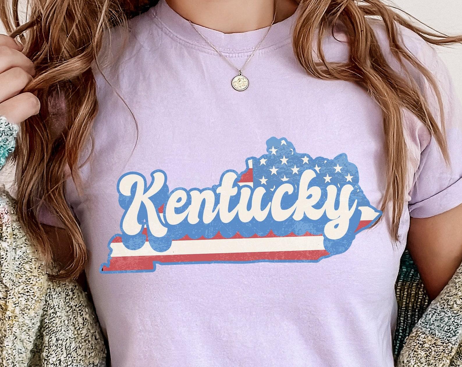 Kentucky Shirt | Retro State Pride Tee Bluegrass State Graphic Gift L