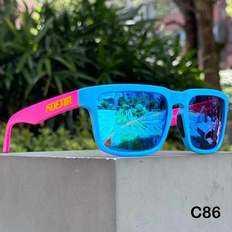 Nuovi Occhiali da Sole Polarizzati KDEAM da Uomo Quadrati per Esterno Occhiali da Sole da Donna Occhiali da Pesca Lente con Rivestimento Riflettente UV400 Ultimo Stile