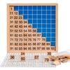 Wooden Hundred Board Math Educational 1 To 100 Counting Toys Cognitive Teaching Early Preschool DIY Baby Childhood Gift