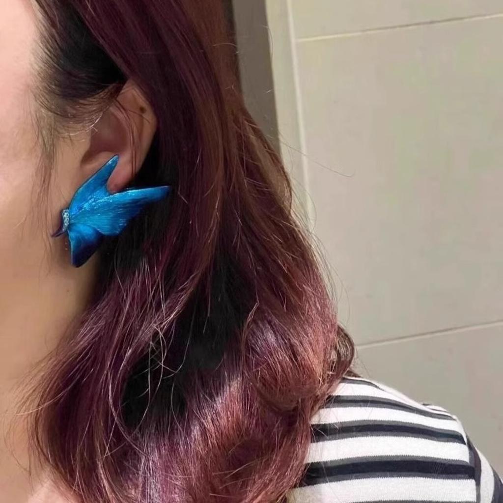 Dreamy Butterfly Earrings Exquisite Light Luxury High-end Unique Fashion All-match Personality Earrings