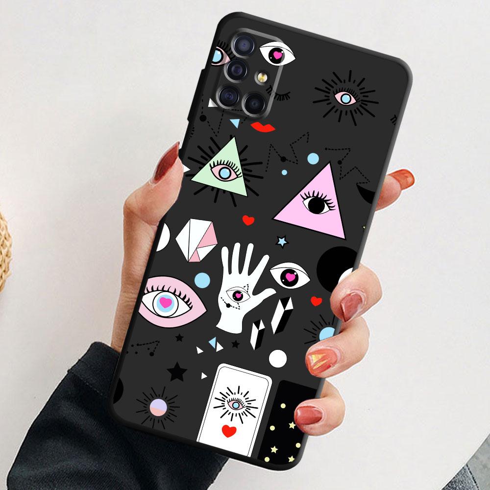 Case Coque for Xiaomi Mi 12 A2 Lite Note 10 Pro 10 5G 9T 10T 11T 9 SE 12X 11 Lite 10S Lucky Eye Blue Evil Eye Print TPU Soft