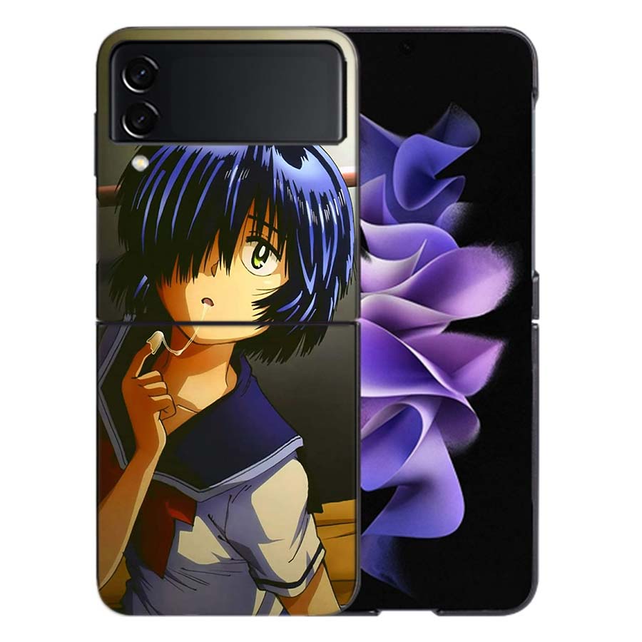 Urabe Mikoto Coque For Samsung Z Flip7 6 Galaxy Case Shockproof Z Flip5 Z Flip3 4 5G Hard Cover Phone TPU PC Hard Funda