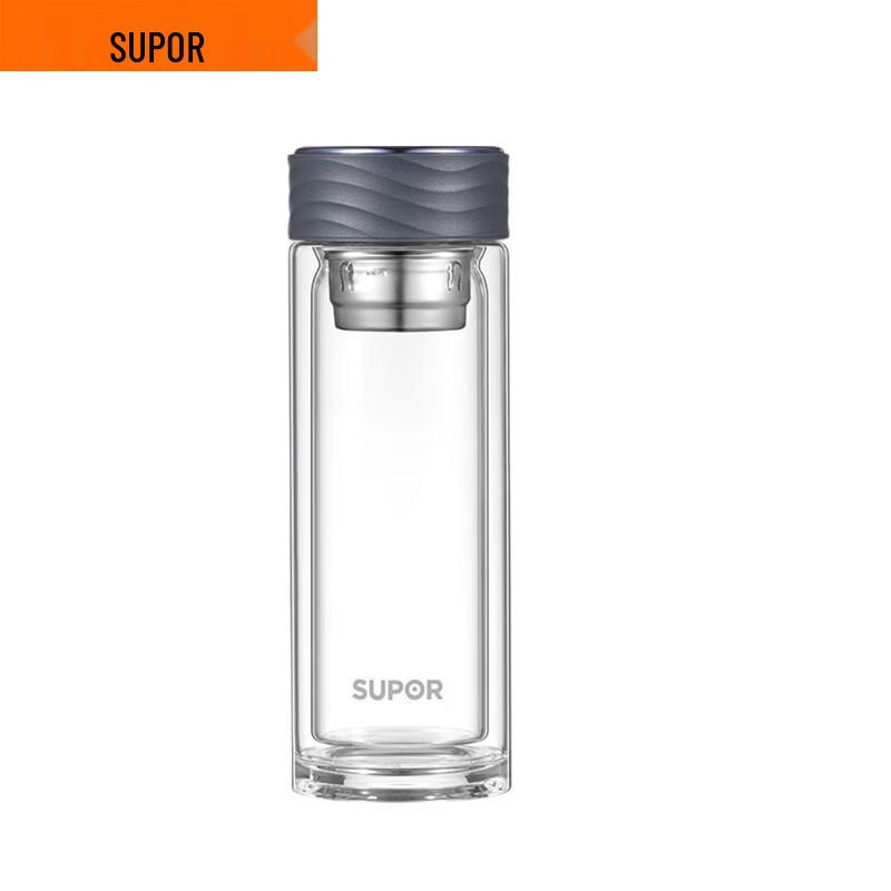 

SUPOR 290ML Double Layer Glass Tea Cup