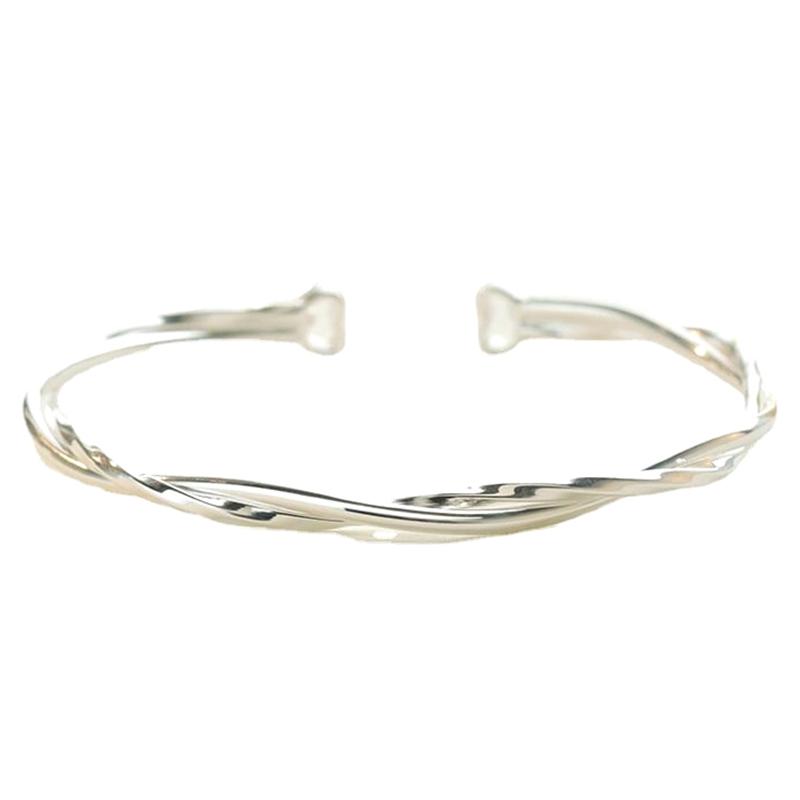

‘1Pc Korean Fashion Mobius Bracelet Women Elegant Heart Couple Bracelets Jewelry Wedding Party Gift