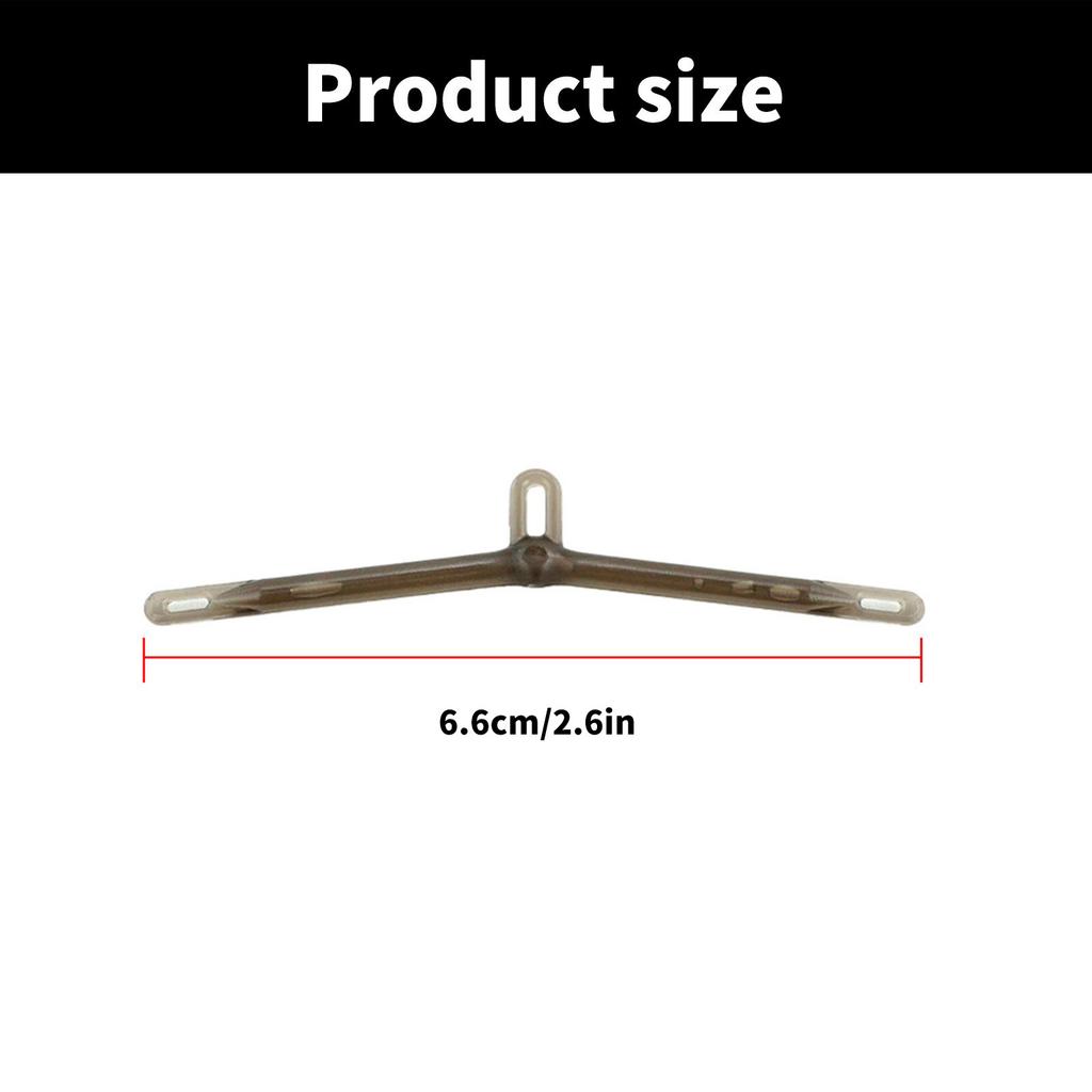 20 Stück Karpfenangeln Anti-Tangle Sleeves Angelhaken Schnur Ausrichter Karpfenhaken Vorfach Helikopter Karpfenmontage Angelzubehör