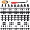 190PCS Car Retainer Clips Kit - 6 Sizes Plastic Fasteners for Auto Trim Panel, Bumper & Body Repair
