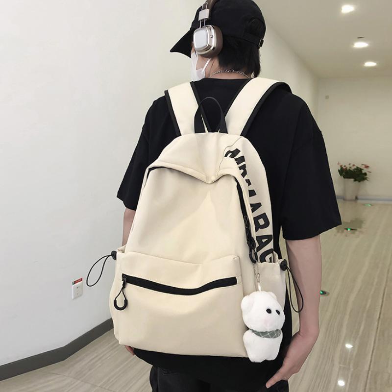 Schoolbag Sports School Bag Male College Student Trend High School Student High Value Backpack Male Middle School Student Korean Simple Backpack