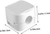Cable Clips, Cable Holders, Wire Organizers, Cord Holders, Desk-Mounted, Magnetic, Convenient Organizer, Cord Clips (White, 6-Pack)