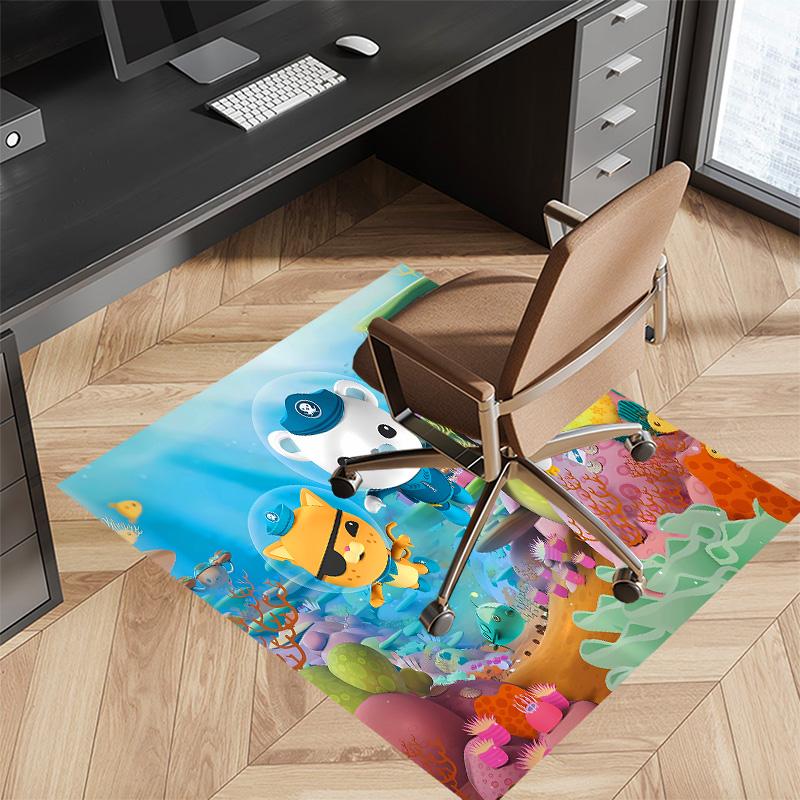 The Octonauts6 Printed Absorbent Washable Carpet, Non-Slip Bathroom Mats, Kitchen Rugs, Yoga Mat,Living Room Entrance, Camping Picnic Rugs