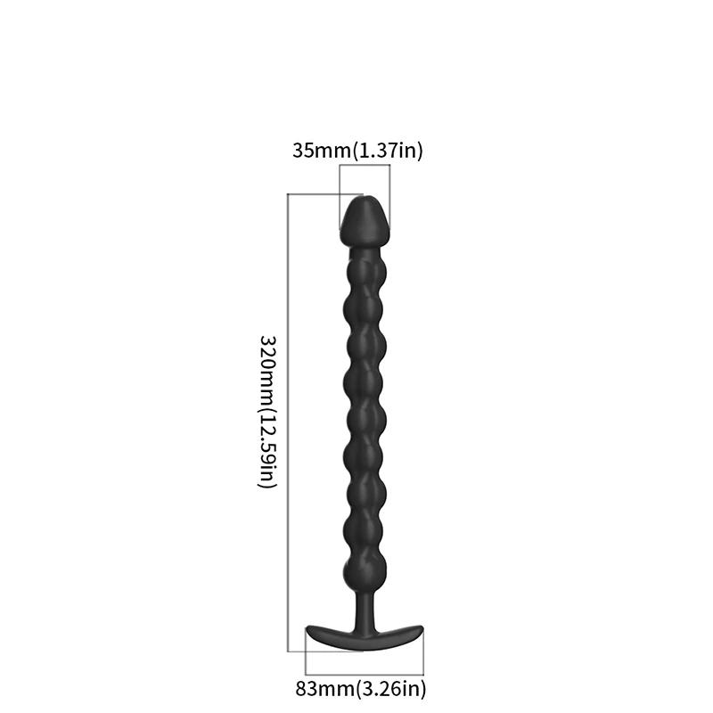 Long Pulling beads Anal Plug Huge Anal Dildo Dilator Butt Plug Prostate massage Masturbator Adult Anal Sex Toy For Women Men Gay