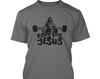 Reps For Jesus - Herren T-Shirt und Kinder T-Shirt Grafisches Novelty Tee - Workout Gym Rat Heben Heben Groß Werden Lustig Christlich Christus Aufgepumpt Pump Eisen